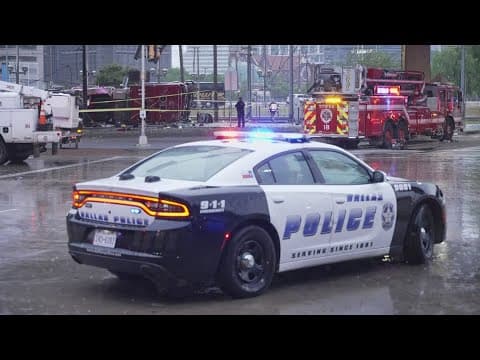 All lanes remain shut down on major highway near downtown Dallas