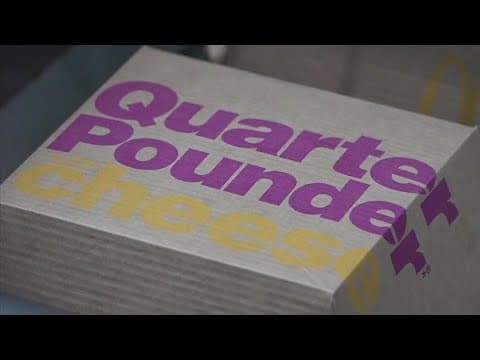 Mcdonald's brings back quarter pounder after E. coli concerns