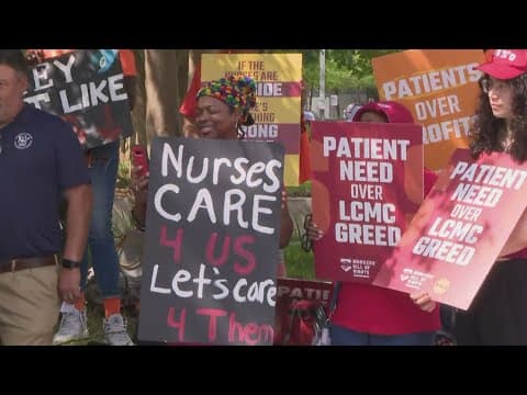 UMC nurses rally ahead of strike