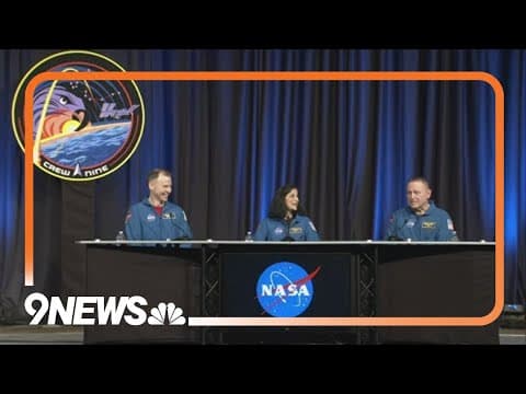 NASA astronauts Butch Wilmore, Suni Williams talk about return to Earth