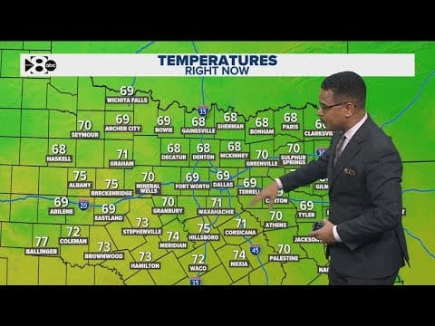 DFW Weather: Pleasant temperatures, sunny conditions remain through the weekend