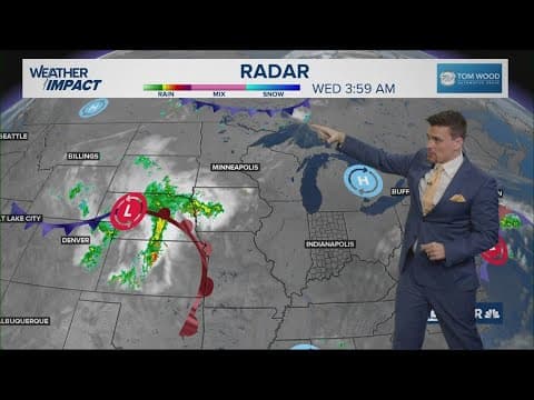 Two fronts slowly approaching Indiana may eventually bring rain later this weekend and next week