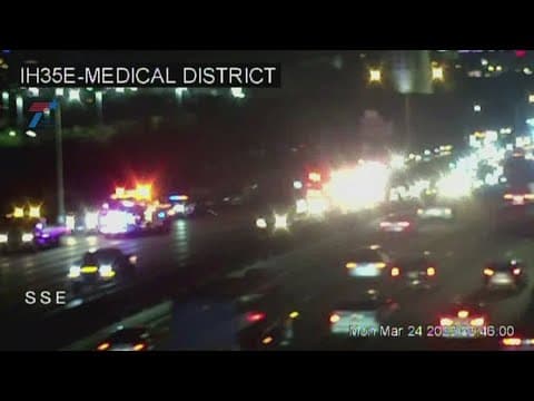 18-wheeler crash closes several lanes near downtown Dallas