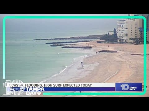Gulf storm to bring high surf, coastal flooding