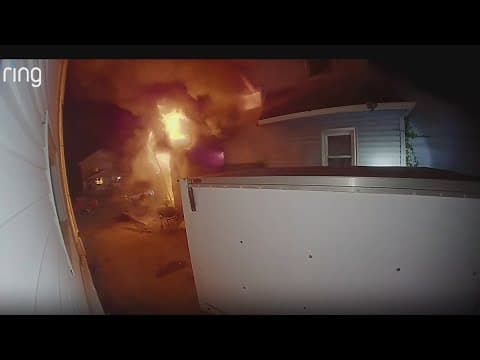 Bodycam video shows officers rescuing woman from Columbus house fire