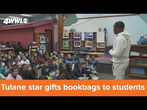 Tulane star Jha'Quan Jackson visits old school before draft