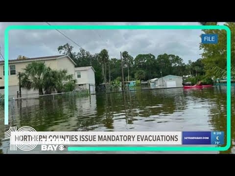 Tampa Bay area counties begin issuing mandatory evacuations