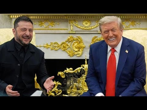 Donald Trump-Volodymyr Zelenskyy full press conference