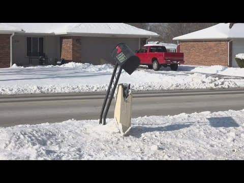 Snowplows wreak havoc on Johnson County mailboxes
