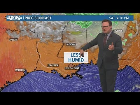 New Orleans Weather: Little warm headed into the weekend, very pleasant next week