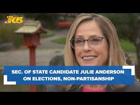 Secretary of state candidate Julie Anderson talks elections, non-partisanship