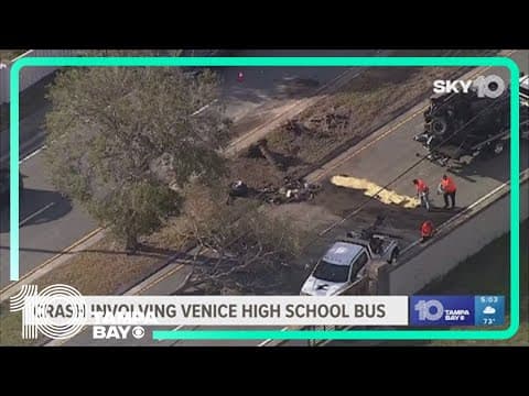 School bus crash shuts down portion of Beneva Road in Sarasota