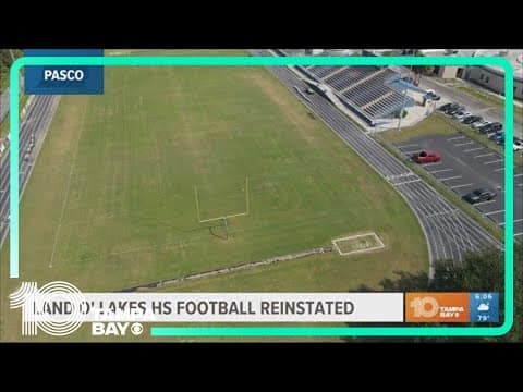 Land O' Lakes football team plays Friday after locker room fight caused suspension