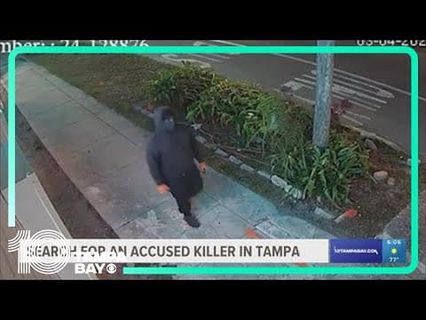 Tampa police release video of homicide suspect