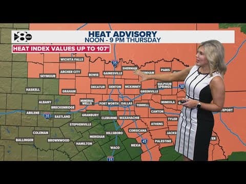 8:30 p.m. DFW Weather Update: Cassie Heiter gives latest updates in North Texas (7.23.25)