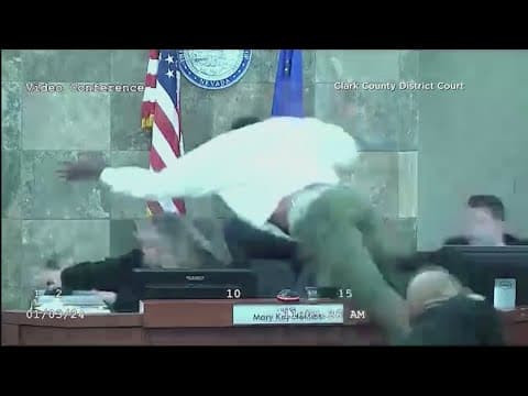 Man who attacked Las Vegas judge sentenced