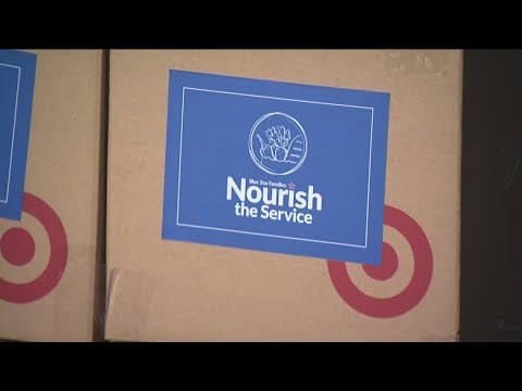 Volunteers fill hundreds of pantry boxes for San Diego military families