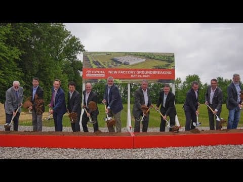 Toyota breaks ground on new $96 million factory site in Columbus