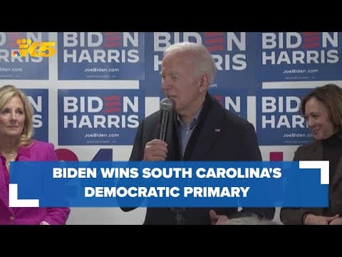 President Joe Biden wins South Carolina’s Democratic primary as he gears up for his reelection bid