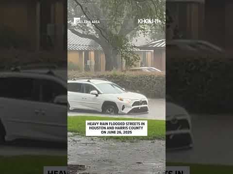 Rain in Houston Thursday, June 26, 2025