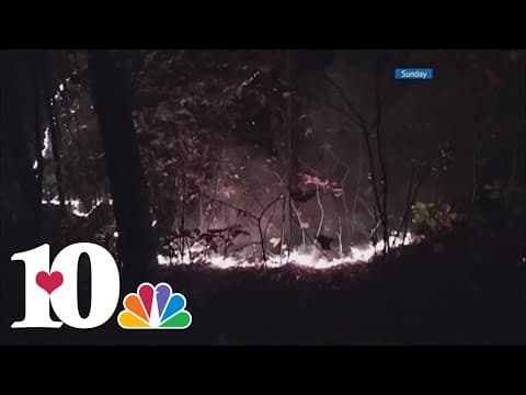 Wildfires leave damage across East Tennessee