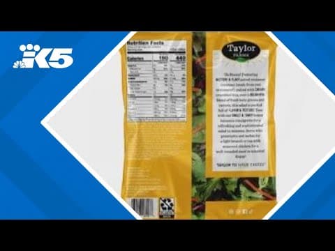 Taylor Farms recalling salad kit sold in Washington state