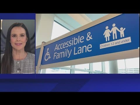 Tampa International Airport will now have dedicated security lanes for families