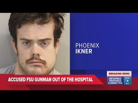 Accused FSU gunman released from hospital, transported to jail
