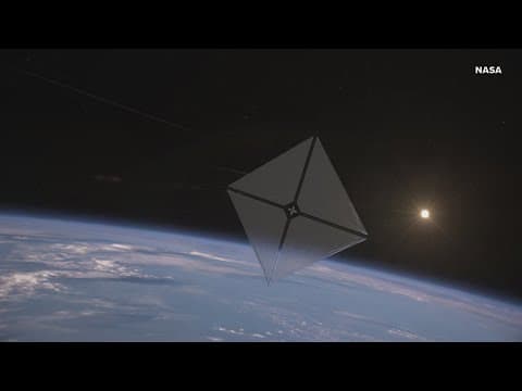 NASA working on ways to harness the sun's energy to sail through space