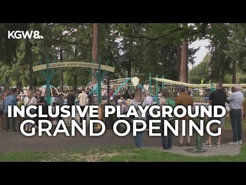 Fully inclusive playground opens in Portland