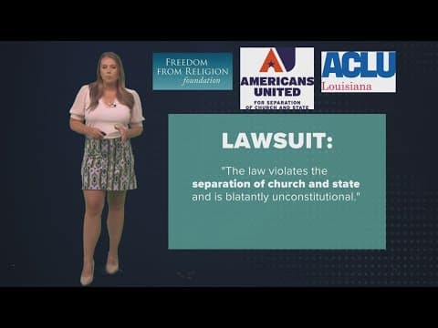 The Breakdown: ACLU challenges law requiring 10 commandments in classrooms