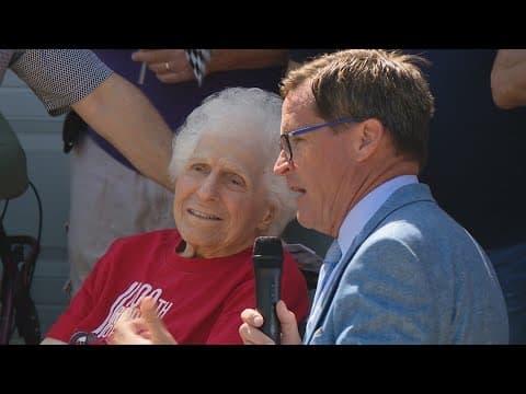 Terminally ill Hoosier celebrates final Indy 500 with IMS President Doug Boles, Sandi Patty