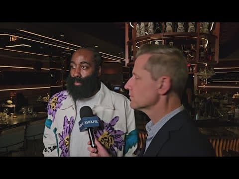 James Harden celebrates grand reopening of 'Thirteen by James Harden' in Houston