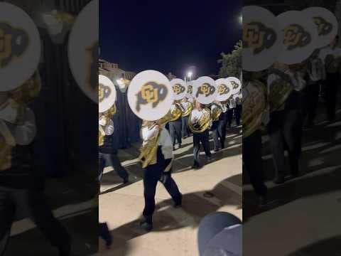 University of Colorado Golden Buffaloes Marching Band Ready for Kansas State