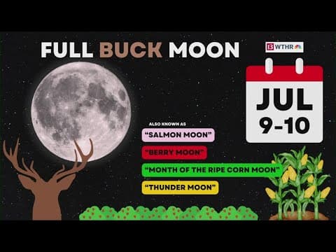 Full Buck Moon will appear full Wednesday night and Thursday night | July 2025