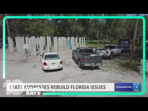10 Investigates: FloridaCommerce responds to questions about the management of Rebuild Florida