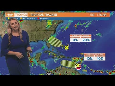 Tuesday morning tropical update: New area of possible development may move toward Southeast US