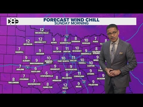 DFW Weather: Arctic air arrives in North Texas bringing hazardous cold with extended freezing temps