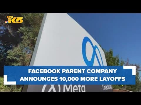 Meta announces layoffs of 10,000 more jobs