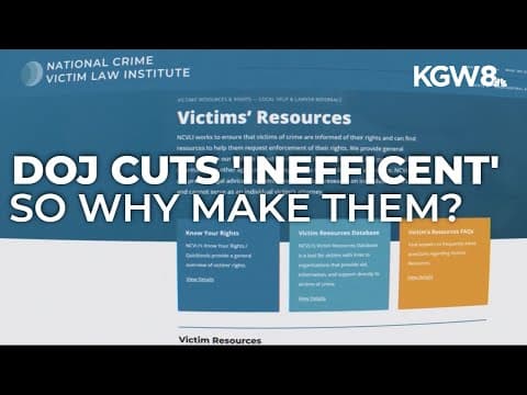Justice Department cuts to Oregon program for crime victims won't save taxpayers money