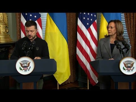 Kamala Harris, Volodymyr Zelenskyy full speeches (Sept. 26, 2024)