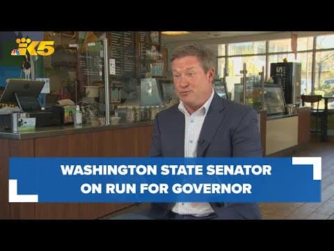 Sen. Mark Mullet hopes hairstyle trend helps his run for governor of Washington