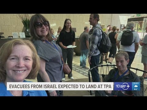 American evacuees from Israel expected to fly into Tampa International Airport