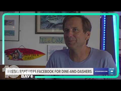 Tampa restaurant on a mission to catch 'dine-and-dashers'