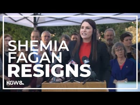 Shemia Fagan to resign as Oregon secretary of state