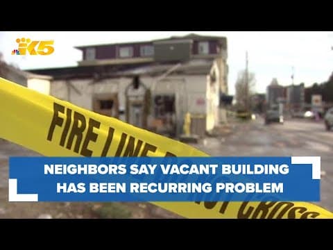 Neighbors say vacant building fire in Greenwood shows need for action