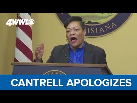 Mayor Cantrell apologizes for controversial comments on slain women