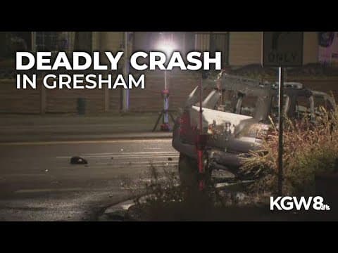 Fatal Gresham crash leaves one dead; both cars catch fire