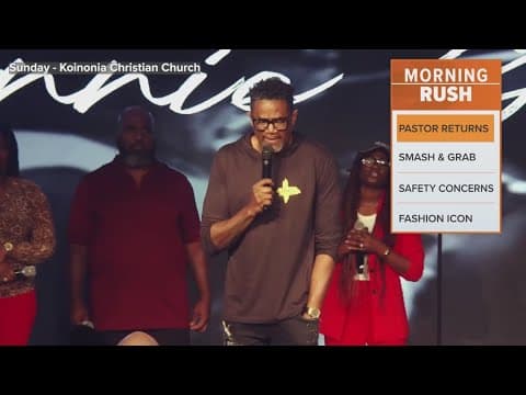 North Texas pastor returns to his church after being accused of sexual assault