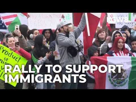 Nearly a hundred rally in Gresham to support immigrants in nationwide protest